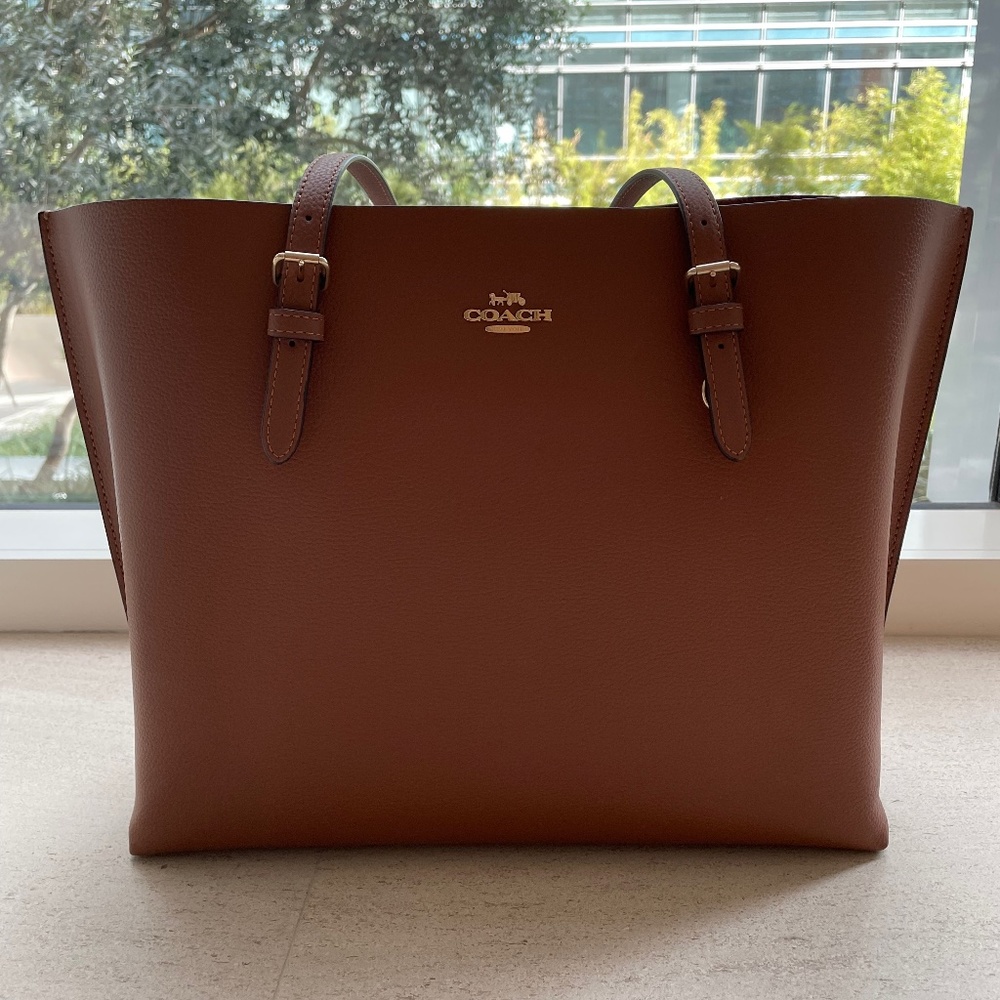Coach Leather Mollie Tote